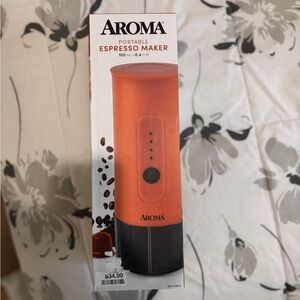 Roma Orange Portable Espresso Maker